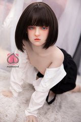 128CM Flat Chest TPE Body+Silicone Head Sex Doll MM099 Sophia