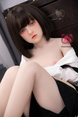 128CM Flat Chest TPE Body+Silicone Head Sex Doll MM099 Sophia