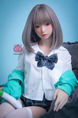 145CM Small Breast TPE Body+Silicone Head Sex Doll MM182 Kanna