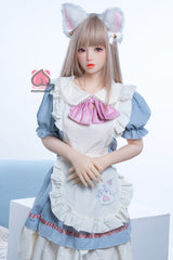 150CM Small Breast TPE Body+Silicone Head Sex Doll MM194 Yukiho