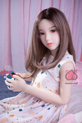 128CM Flat Chest TPE Body+Silicone Head Sex Doll MM062 Misa