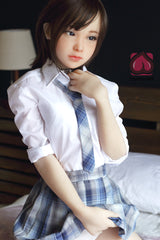 132CM Small Breast TPE Body+Silicone Head Sex Doll MM129 Maiko